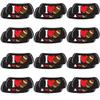 Anderson's I Heart Football EyeBlacks, 12 Pairs per Package, School Spirit, Spirit Gear, Sports Fan Gear, Football Cheerleader Accessories, Homecoming view 1