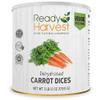 Ready Harvest Dehydrated Food - Carrots | Emergency Food | Dried Vegetables | #10 Can | 25-Year Shelf Life | 3 lbs | Cans Filled to the Top view 1