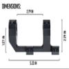 Monstrum Ultra Series Precision Offset Picatinny Scope Mount | 1 inch | 0 MOA view 2