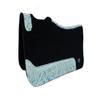 CHALLENGER Horse 32" x 30" Western Contoured Wool Felt Therapeutic Saddle Pad Black 39232BK view 1