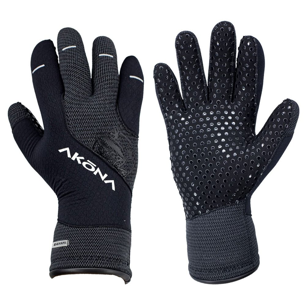 AKONA Bahama 5mm Gloves with Quantum Stretch Neoprene and Poly-Urethane Palms - X-Small