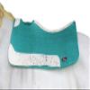 CHALLENGER Horse 32" x 30" Western Contoured Wool Felt Therapeutic Saddle Pad Teal 39232TL