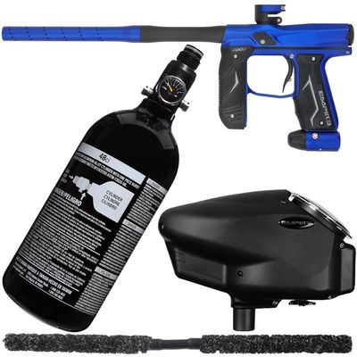 Action Village Empire Axe 2.0 Core Paintball Gun Package Kit (Dust Blue/Dust Black)