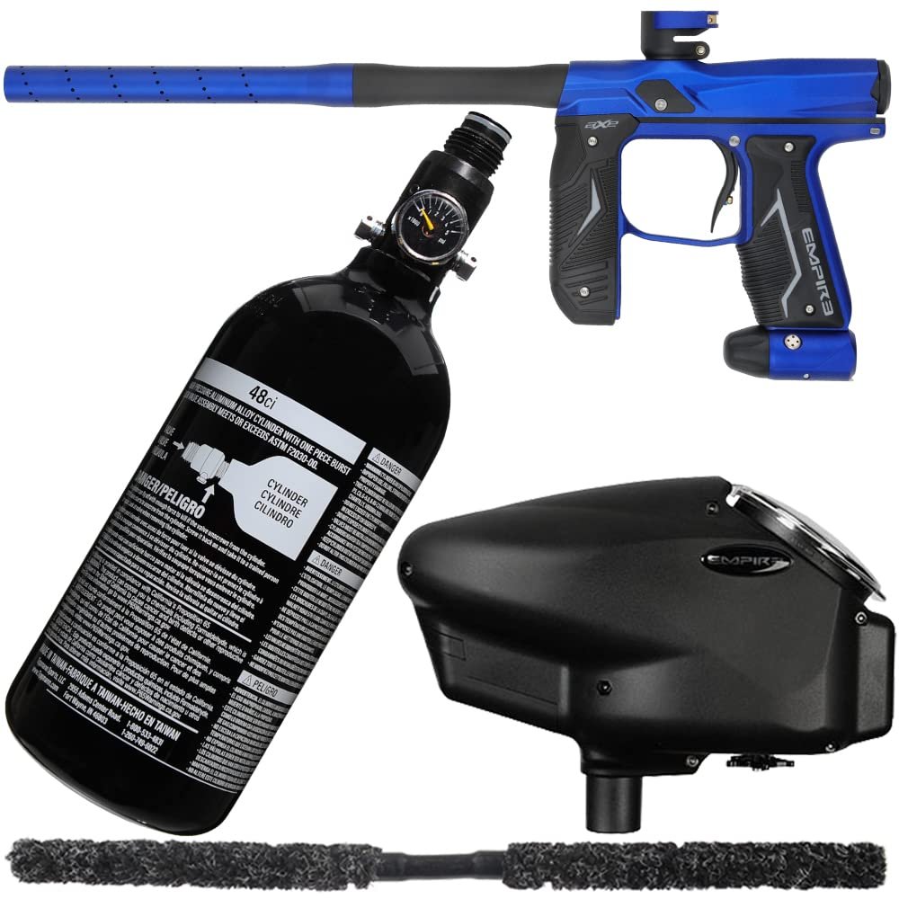 Action Village Empire Axe 2.0 Core Paintball Gun Package Kit (Dust Blue/Dust Black)