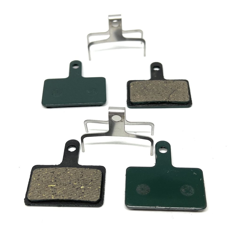 2 Pairs Bike Brake Pads Ceramic E-Bike for Shimano M05 Deore Br-M575-M525-M515-T615-T675-M505-M495-M486M485-M475-M465-M447-M446-M445-M416-M415-M395-M375-M315-M355-C601-C501.Quiet Stops