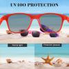 FEPITO 24 Pack Party Sunglasses Bulk for Birthday Party Favors Goody Bag Fillers for Beach Pool Party Toys for Adults, Red view 4