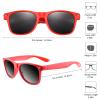 FEPITO 30 Pieces Party Sunglasses Bulk for Birthday Party supplies Treat Bag Fillers for Beach Pool Party Toys, Red view 2