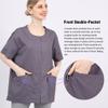 Post Surgery Shirt Mastectomy Recovery Shirt with Rehab Postoperative Shirt Hidden Drain Pockets Port Access for Breast Reconstruction(Blue) view 4