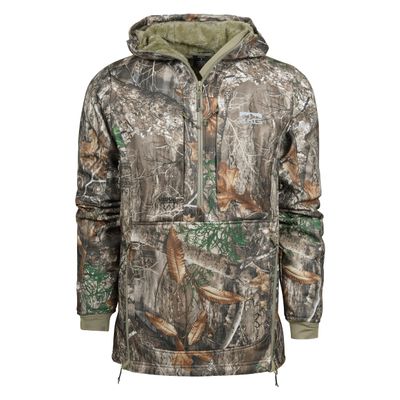 King's Camo Men's XKG Wind-Defender Anorak, Realtree Edge, Large