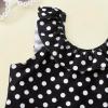 Kids Hollow Summer Swimsuit Swimwear Ruffles Outfits Bikini Set Infant Girls Girls 2 Year Old Swim Suit (Black, 9 Years) view 4