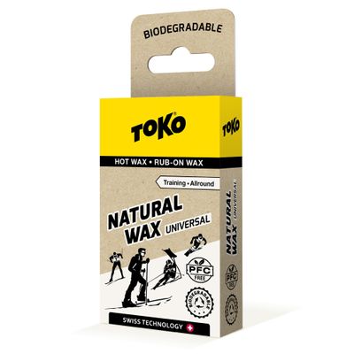 TOKO Natural Wax - Universal Plant Based Ski Wax for All Snow Types & Conditions (40g)