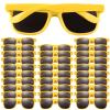 FEPITO 30 Pieces Party Sunglasses Bulk for Birthday Party supplies Treat Bag Fillers for Beach Pool Party Toys, Yellow view 1