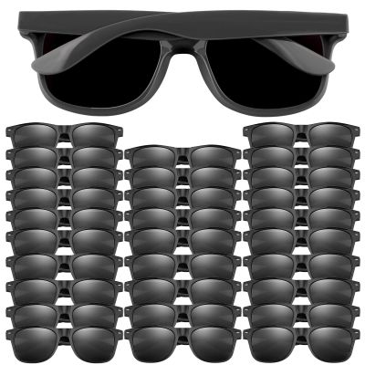 FEPITO 30 Pieces Party Sunglasses Bulk for Birthday Party supplies Treat Bag Fillers for Beach Pool Party Toys, Black