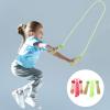2pcs Adjustable for Boys and Girls Exercise Jump Ropes Wooden Handles Lightweight and Portable for Indoor and Outdoor Activities and Each view 2