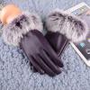 Gloves Leather Warm Street Ladies Gloves Mittens Toddler (purple, One Size) view 2