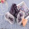 Gloves Leather Warm Street Ladies Gloves Mittens Toddler (purple, One Size) view 3