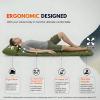 VALEHOWL 1.8 Pounds Ultralight Camping Sleeping Pad - R-Value 3.0 for 4 Seasons, Durable & 100% Waterproof Outdoor Air Mattress, Compact Sleeping Mat for Hiking, Backpacking, Travel view 2