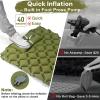 VALEHOWL 1.8 Pounds Ultralight Camping Sleeping Pad - R-Value 3.0 for 4 Seasons, Durable & 100% Waterproof Outdoor Air Mattress, Compact Sleeping Mat for Hiking, Backpacking, Travel view 4