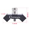 AMEYXGS Balance Bar Stabilizer 3/4/5/10/12/26/28/30 inch Carbon Fiber Bow Stabilizer Extension Pole Rod Bow Stabilizer Weight Silencer Damping for Recurve Bow and Compound Bow (Black, V bar) view 3