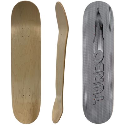 TURBO Pro Canadian Maple Skateboard Deck Illusion 8.5 Inch