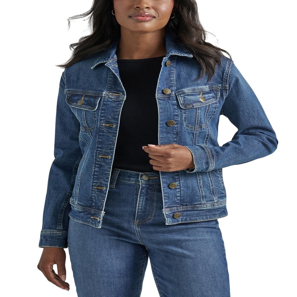 Lee Womens Legendary Rider Denim Jacket Standout X-Large