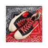 Shoelaces Women Men Red Black Blue Hand-Painted Sports Casual Basketball Shoes Laces Sport Running Shoe Strings Flat (Color : Ivory, Length : 140CM) view 4