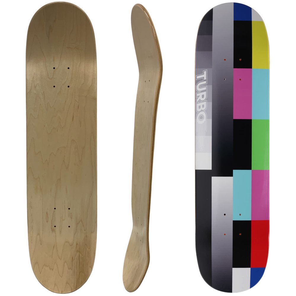 TURBO Pro Canadian Maple Skateboard Deck No TV 8.0 Inch