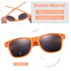 FEPITO 30 Pieces Party Sunglasses Bulk for Birthday Party supplies Treat Bag Fillers for Beach Pool Party Toys, Orange view 3