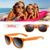 FEPITO 30 Pieces Party Sunglasses Bulk for Birthday Party supplies Treat Bag Fillers for Beach Pool Party Toys, Orange view 4