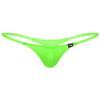 FEESHOW Men's Underwear T Back G String Briefs Sexy Thongs Lingerie Jockstrap Beach Swimming Thong Green Medium view 1