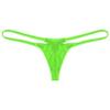 FEESHOW Men's Underwear T Back G String Briefs Sexy Thongs Lingerie Jockstrap Beach Swimming Thong Green Medium view 4