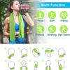 Vhger Cooling Towel, 4 Pack Ice Towel (40"x 12"), Microfiber Towel, Soft Breathable Chilly Towel Stay Cool for Yoga, Sport, Gym, Workout, Camping, Fitness, Running, Workout & More Activities view 2