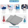 Vhger Cooling Towel, 4 Pack Ice Towel (40"x 12"), Microfiber Towel, Soft Breathable Chilly Towel Stay Cool for Yoga, Sport, Gym, Workout, Camping, Fitness, Running, Workout & More Activities view 3
