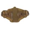 Tenoburian Tactical Half Face Mask with Fangs,Foldable Airsoft Half Mask for CS Hunting Paintball Shooting Cosply view 4