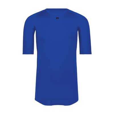 Russell Athletic Men's Standard Half Sleeve Compression Tee, Royal, Medium