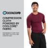 Russell Athletic Men's Standard Half Sleeve Compression Tee, Royal, Medium view 3