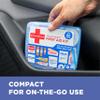 BAND-AID Brand Travel Ready Portable Emergency First Aid Kit for Minor Wound Care, Perfect for Home, Car, Travel, Camping Essentials & Outdoor Emergency Kit, 80 Pieces view 3