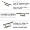 PHASFBJ 2 Pieces Boat Cleat Open Base Boat Cleat,Small Dock Cleat, Heavy Duty 316 Stainless Steel,with 4 Pieces Screws for Dock Boat Rowboat Beach Lake Maritime Decor,6in view 4