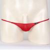 ACSUSS Men's Underwear T Back G-String Briefs Sexy Low-Waist U Convex Pouch Thong Lingerie Underpants Red XX-Large view 2