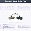 2 Pairs Bike Brake Pads Ceramic E-Bike for Sram Code, Code R, Code RSC, Guide, Guide RE The Bicycle Replacement Part for OEM Brakes for high Braking Power and Quiet Stops. view 2