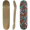 TURBO Pro Canadian Maple Skateboard Deck Lightning 8.0 Inch view 1
