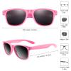 FEPITO 30 Pieces Party Sunglasses Bulk for Birthday Party Supplies Treat Bag Fillers for Beach Pool Party Toys, Pink view 2