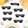 FEPITO 24 Pack Party Sunglasses Bulk for Birthday Party Favors Goody Bag Fillers for Beach Pool Party Toys for Adults, Black view 3