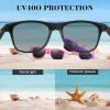 FEPITO 24 Pack Party Sunglasses Bulk for Birthday Party Favors Goody Bag Fillers for Beach Pool Party Toys for Adults, Black view 4