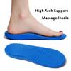 INMINPIN Women and Men Orthopedic Clogs Arch Support Garden Shoes Sandals Slippers with Plantar Fasciitis Feet Insoles,Gradient Blue,11-12 Women/9-10.5 Men view 3