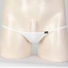 FEESHOW Men's Underwear T Back G String Briefs Sexy Thongs Lingerie Jockstrap Beach Swimming Thong White XX-Large view 2