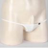 FEESHOW Men's Underwear T Back G String Briefs Sexy Thongs Lingerie Jockstrap Beach Swimming Thong White XX-Large view 3