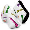 Barudan Golf Putter Cover Blade Putter Club Head Cover Headcover Magnetic Leather Golf Headcover fits for Odyssey, Scotty Cameron - Colorful Tees Emboidery Putter Cover Golf for Men/Women view 2
