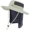 BASSDASH UPF 50+ Sun Fishing Hat Water Resistant with Detachable Neck Flap Pea Green view 1