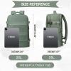 coowoz Travel Backpack For Women Men,Carry On Backpack,Hiking Backpack Waterproof Outdoor Sports Rucksack Casual Daypack Travel Essentials(Olive Green) view 4